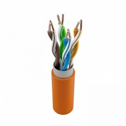 NTSS-IN-FTP4-5E-LSZH-OR кат.5E FTP 4 пары 24AWG LSZH внутренний 305м оранжевый