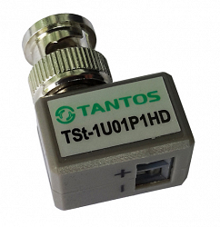 Tantos TSt-1U01P1HD - Пассивный приемник-передатчик HD-видео по витой паре. 1 канал