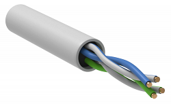 GENERICA U/UTP кат. 5E 24AWG 2 пары LSZH INDOOR белый (BC1-C5E02-128-305-G)