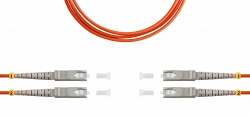 Патч-корд ВО MM(OM2), SC/UPC-SC/UPC, 3.0мм, duplex, LSZH, 3м (09-12028)