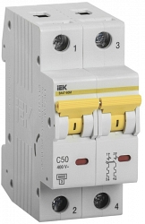 ВА47-60M 2P C 50А 6кА KARAT (MVA31-2-050-C)