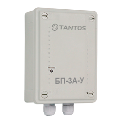 Tantos БП-3А-У - Блок питания стабилизированный IP56, пластиковый корпус, 12В; 3А; 150..265В 50Гц