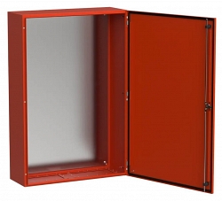 Корпус металлический TITAN 5 ЩМП-120.80.30 1200х800х300 УХЛ1 IP66 RAL3020 красный с монтажной платой (TI5-13-N-120-080-030-66)