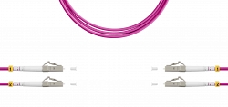 Патч-корд ВО MM(OM4), LC/UPC-LC/UPC, 3.0мм, duplex, LSZH, 3м (09-12078)