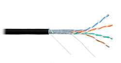 F/UTP 4pair, Cat5e, Solid, In/Out, нг(А)-HF (NMC 9200C-BK)