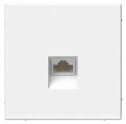 ArtGallery розетка RJ45, кат. 6Е, скрытой установки, механизм, белый (GAL000186)