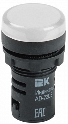 Лампа AD22DS (LED) матрица D22 мм 24В AC/DC белый (BLS10-ADDS-024-K01)