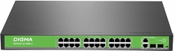 DSP224F-2C-R400 DSP224F-2C-R400 V1 (L2) 24х100Мбит/с 2хКомбо(1000BASE-T/SFP) 24PoE 24PoE+ 400W