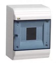 Корпус пластиковый навесной PRIME ЩРН-П-4 IP41 белый (MKP82-N-04-41-20)