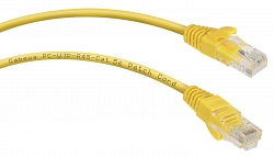 PC-UTP-RJ45-Cat.5e-2m-YL (7678c), желтый