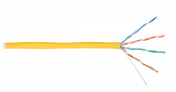 U/UTP 4pair, Cat5e, Solid, In, нг(А)-HF (NMC 4100C-YL)