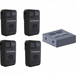 Комплект IPTRONIC IPT-BC1G (4шт) + док-станция IPT-DS-CT4