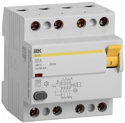 ВД1-63 4Р 32А 30мА KARAT (MDV10-4-032-030)