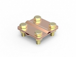 Соединитель пруток-пруток, D10 мм, медь (NG3109CU)