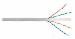 U/UTP 4pair, Cat6a, Solid, In, PVC (NMC 4155A-GY)