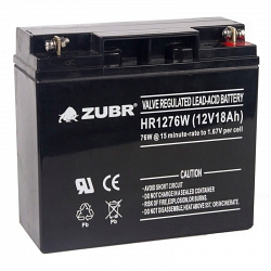 ZUBR HR 1276W (12V, 18Ah)