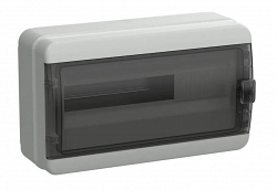 Корпус пластиковый навесной TEKFOR КМПн-18 IP65 черная прозрачная дверь (TF5-KP72-N-18-65-K03-K02)