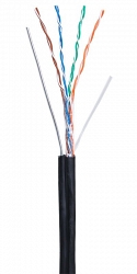 U/UTP 4pair, Cat5e, Out, Sw, PE (EC-UU004-5E-PE-SW-BK)