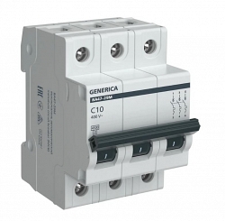 GENERICA ВА47-29М 3P C 10А 4,5кА (MVA21-3-010-C-G)