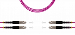 Патч-корд ВО MM(OM4), FC/UPC-FC/UPC, 3.0мм, duplex, LSZH, 5м (09-12064)