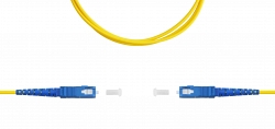 Патч-корд ВО SM(G.652.D), SC/UPC-SC/UPC, 3.0мм, simplex, LSZH, 1м (09-05072)