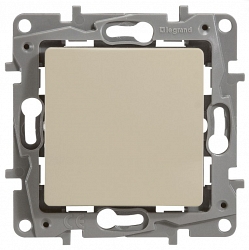 Переключатель 10AX-250В ETIKA, слоновая кость (672305)