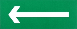 Самоклеящаяся этикетка "Направляющая стрелка" (LPC10-1-24-09-STR)