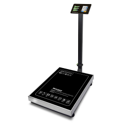 Mertech 3802 - Торговые напольные весы M-ER 333 ACLP-300.50/100 "TRADER" с расч. стоимости LCD с RS-232