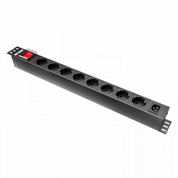 NTSS-PDU-DA1015 гор.размещ. 8xSchuko базовые 10A C14
