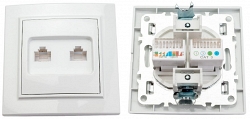 Минск Розетка RJ-45+Phone СП (ERK00-135-10)