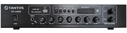Tantos TSo-AA60M - Компактный трансляционный усилитель, 2 зоны, 100В, USB, SD карта, FM-тюнер, Bluetooth, mp3, 2 микрофонных / 2 линейный входа, 1 линейный выход
