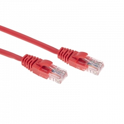 Патч-корд U/UTP, CAT 5e, RJ45-RJ45, 26AWG, LSZH, красный, 1,5м  REXANT (02-0103-105)