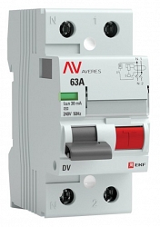 DV 2P 63А/ 30мА (AC)  AVERES (rccb-2-63-30-ac-av)