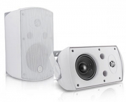 CVGAUDIO RF416TW - Настенная корпусная двухполосная акустическая система 3,75/7,5/15/30W - 100V, 16ohm - 60W, два фазоинвертора, белая