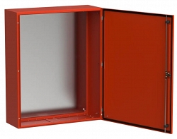 Корпус металлический TITAN 5 ЩМП-100.80.30 1000х800х300 УХЛ1 IP66 RAL3020 красный с монтажной платой (TI5-13-N-100-080-030-66)
