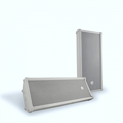 CVGAUDIO CSP42T - Звуковая колонна для систем Public Address, 10/20W - 100V,  IP55,  металлический корпус, белый