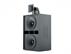 CVGAUDIO Moviematic MMCF215 - 2-х полосная, 3-х компонентная за-экранная АС, 2x15” + 1”, 1000W (RMS) / 2000W(max), 4ohm, без встроенного кроссовера, цвет черный