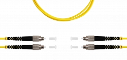 Патч-корд ВО SM(G.652.D), FC/UPC-FC/UPC, 3.0мм, duplex, LSZH, 10м (09-0621)