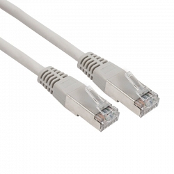 Шнур коммутационный, патч-корд F/UTP RJ45-RJ45, CAT 6, ZH нг(А)-HF, серый, 5м REXANT (18-8107-1)