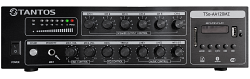 Tantos TSo-AA120MZ - Компактный трансляционный микшер-усилитель 120 Вт, 6 зон, 100В, USB, SD карта, FM-тюнер, Bluetooth, mp3, 2 микрофонных / 2 линейный входа, 1 линейный выход, кнопка привлечения вни