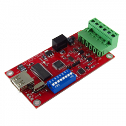 QR-USB-WG485Преобразователь интерфейсов(USB-HID -> WG26...66/RS-485)