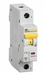 ВА47-60M 1P C 40А 6кА KARAT (MVA31-1-040-C)