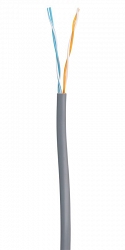 U/UTP 2pair, Cat5, In, PVC (EC-UU002-5-PVC-GY-1)