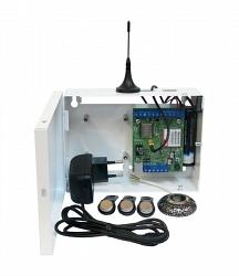 S400L-2GSM-BK12-W-li Kit "Нано LAN" клеммники (li-ion АКБ 2800мАч, цвет белый)