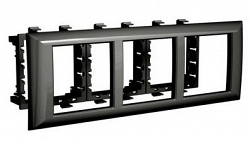 Рамка-суппорт Avanti для In-liner Front 6 модулей черный (4402916)