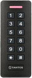 Tantos TS-KBD-EMF Plastic - Кодонаборная панель со встроенным считывателем идентификаторов формата Em-marin / Mifare предназначена для создания автономной системы контроля доступа. Программирование ус