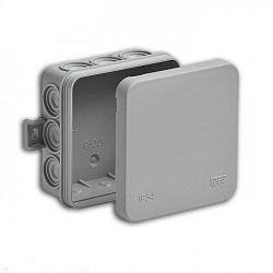 Коробка TYCO 85х85х35мм, белая (67093Б)