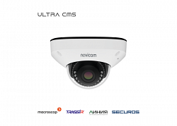 ULTRA 54M Novicam v.1005V - IP видеокамера купольная, матрица 1/2.8