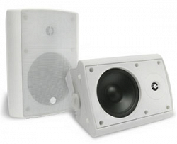 CVGAUDIO NF5TW - Настенная двухполосная экономичная акустическая система для 100V линий, 4/8/16/30W/off, IP44, цвет белый