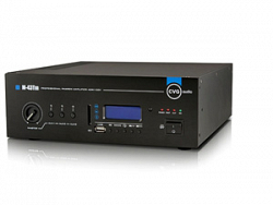 CVGAUDIO M-43Tm - Профессиональный микшер-усилитель c встроенным модулем источника сигнала (MP3/FM/Bluetooth) для качественных систем трансляции фоновой музыки и оповещения, 40W/100V, 3 line in, 2 mic